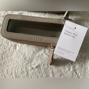 Truffle Clarity Jetset Case - Toffee Leather (Mini size)